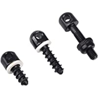 Deer Platz 3 Piezas Adaptador Espárrago Giratorio- Eslinga Rifle Sling Swivels Screw- Quick Detach Herramienta Eslabón…